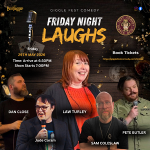 Friday Night Laughs At The Bootlegger