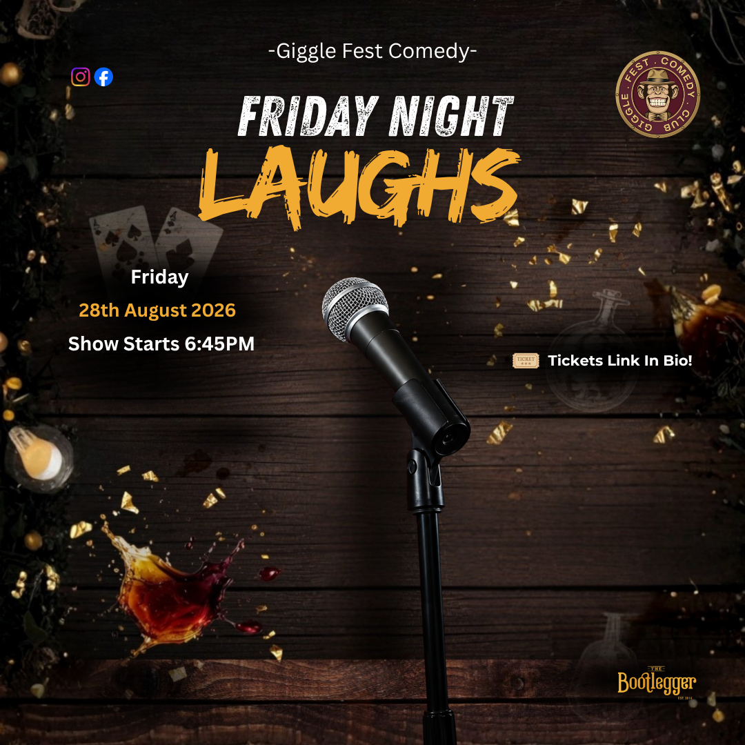 Giggle Fest Comedy Club - Friday Night Laughs - 28th August 2026